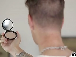 big boobed asian shemale milf dominates her ugly