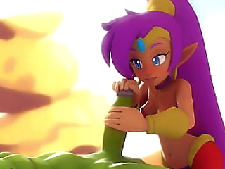 hot tranny spreads her ass and sucks a huge cock