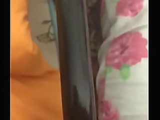 spread out on the bed, her shemale ass waiting for a hard dick to penetrate