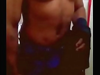 shemale with big tits gets cock sucked on the bed