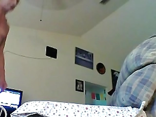 black guy top friend stop by to cum  8-6-2019