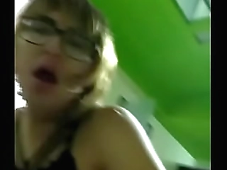 scared shemale stefani tries out a sex swing chair