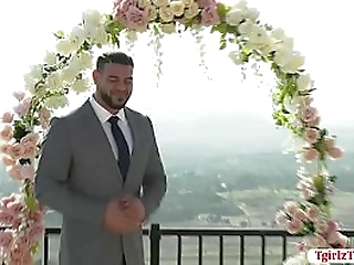 tgirl bride gets analed on her honeymoon