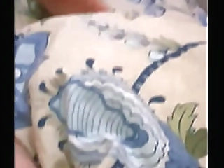 shemale sits on a dildo and teases her tiny lady cock