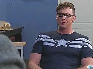 pov blowjob and handjob from cute shemale