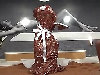 beautiful shemale double analed by two big cocks