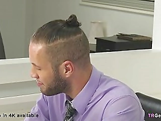 ts boss fucks horny employee - wolf hudson, melanie brooks